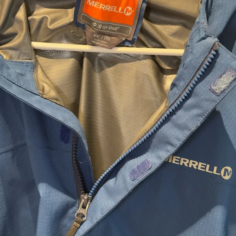 Blue Merrell Opti Shell Rain Jacket. - Picture 4 of 8